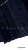 CHANEL 16S Navy Black Tweed Jacket Skirt Suit 36 38 シャネル ネイビー・ブラック・ツイード・ジャケット・スカート・スーツ 即発