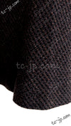 CHANEL 97A Dark Grey Wool Zipper Dress 42 シャネル ダークグレー・ウール・ジッパー・スタイル抜群・ワンピース 即発 - TC JAPAN