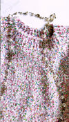 CHANEL 16C Pink Muliticolor Sequin Embellishments Sweater Tops 40 42 44 シャネル ピンク マルチカラー スパンコール セーター トップス