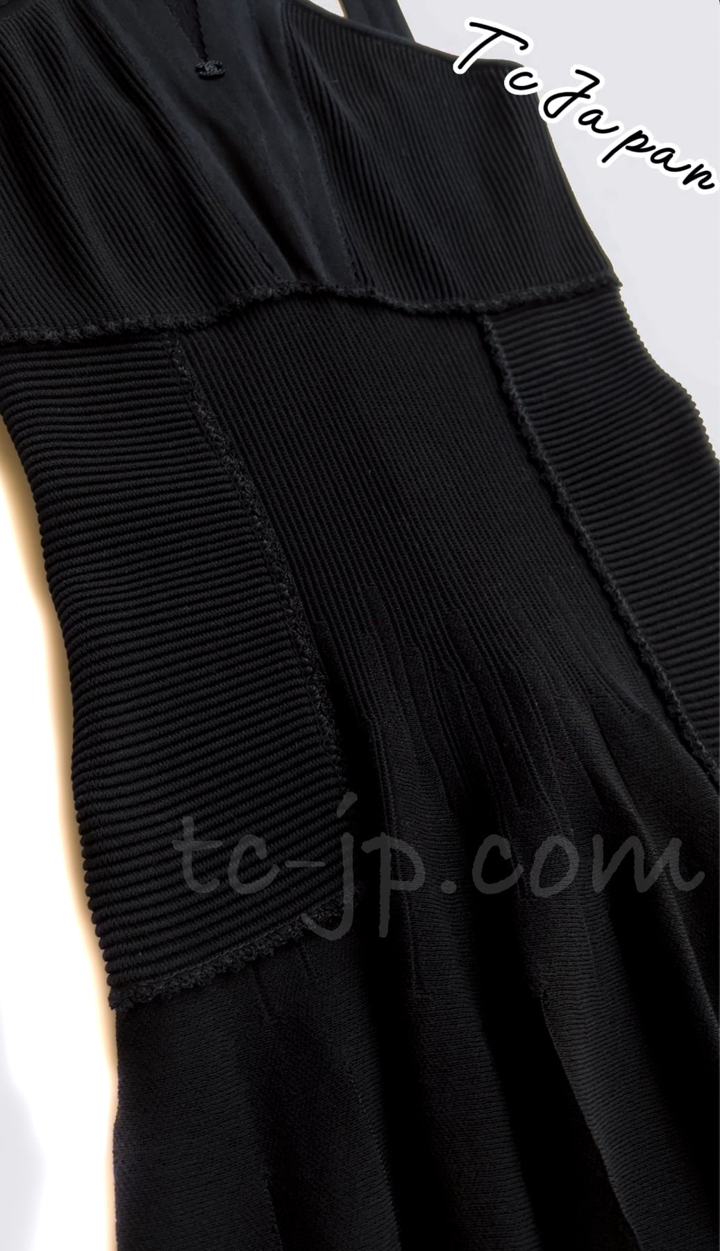 CHANEL 11S Naomi Watts Black Knit Dress 36 シャネル ナオミワッツ着ブラック・ニット・ワンピース