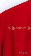 CHANEL 91A Vintage Red Wool Tweed Jacket Coat 38 シャネル ヴィンテージ レッド ウール ジャケット コート 即発