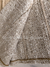 CHANEL 03S Beige Silk Cropped Cardigan Jacket 36 38 シャネル ベージュ・シルク・クロップド・カーディガン・ジャケット 即発