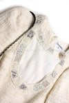 CHANEL 12PF Paris Bombay Ivory Silver Dress 34 シャネル アイボリー・シルバー・ツイード・ワンピース 即発 - TC JAPAN
