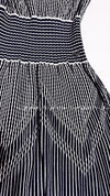 CHANEL 14S Navy Stripe Knit Dress 34 シャネル・ネイビー・ストライプ・ニット・ワンピース 即発