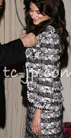 CHANEL 06C Black White Tweed Jacket Skirt Suit 36 38 シャネル ブラック・ホワイト・ツイード・ジャケット・スカート・スーツ 即発