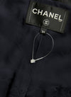 CHANEL 16B Navy Black Grey Tweed Jacket 34 シャネル ネイビー・ブラック・ツイード・ジャケット