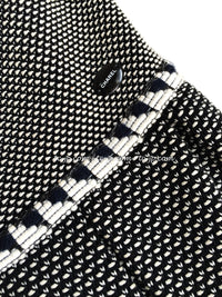 CHANEL 13S Black White Sleeveless Dress 40 シャネル ブラック・ホワイト・ワンピース 即発