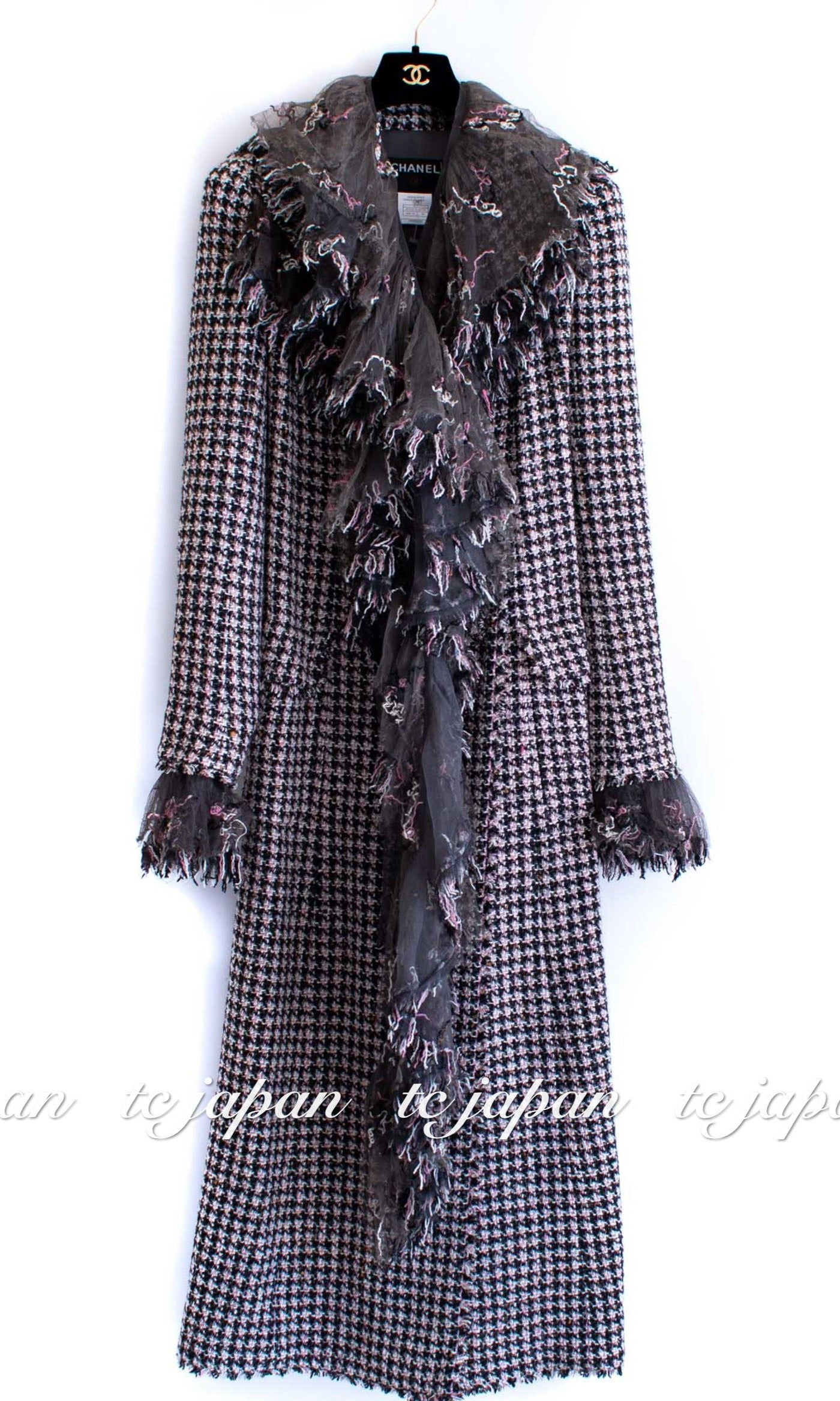 シャネル ウール・ツイード・コート CHANEL 08PF Wool Tweed Coat – TC