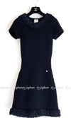 CHANEL 08A Light Gray Cashmere Knit Dress 38 シャネル ライトグレー・ニット・カシミア・ワンピース 即発