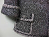 CHANEL 14S Metallic Silver Double Tweed Jacket 42 シャネル メタリック・シルバー・ツイード・ジャケット - シャネル TC JAPAN