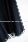CHANEL 01A Sequined Black Silk Dress 38 シャネル ブラック・シルク・スパンコール・幻のワンピース 即発