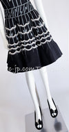 CHANEL 06S Black Peticoat Beads Sequins Silk Dress 34 シャネル ブラック・豪華装飾・ビーズ・オートクチュール技法・女優ドレス・シルク・ワンピース