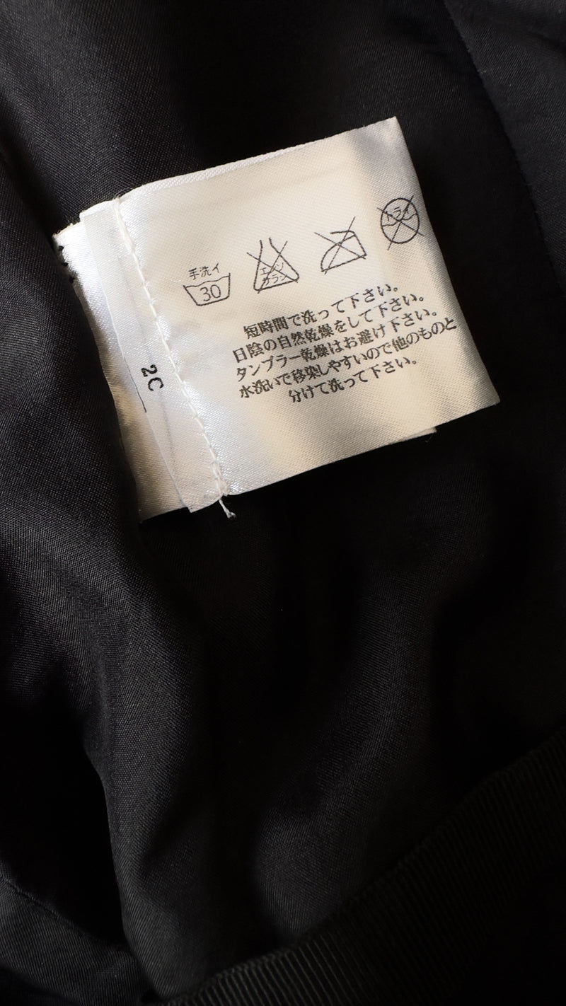 CHANEL 06S Black Peticoat Beads Sequins Silk Dress 34 シャネル ブラック・豪華装飾・ビーズ・オートクチュール技法・女優ドレス・シルク・ワンピース