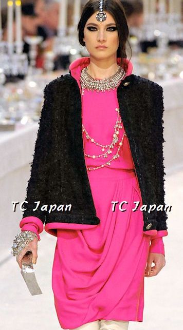 シャネル ピンク・シルク・スカート CHANEL 12PF Pink Silk Draped Skirt – TC JAPAN