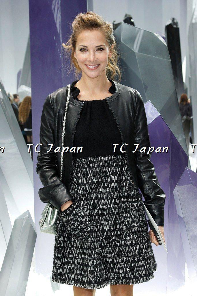 CHANEL 11A Black Ivory Tweed Dress 34 36 シャネル ブラック アイボリー ツイード ワンピース 即発