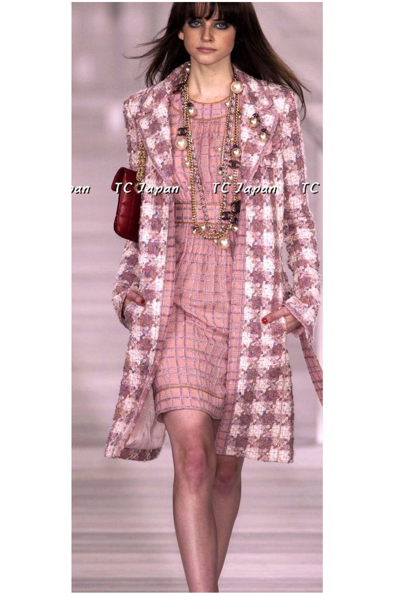 CHANEL 04S Pink Cotton Wool Dress Coat 36 38 シャネル ピンク コットン ワンピース 即発 - CHANEL TC JAPAN