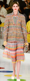 CHANEL 16C Multicolor Tweed Jacket 40 42 シャネル マルチカラー・ツイード・ジャケット新品紙タグ付き - シャネル TC JAPAN