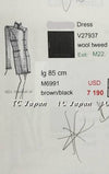 CHANEL 10PF Trimming Wool coat Dress 40 42 シャネル スタンドカラー・トリミング・ダブル・ウール・コート・ワンピース 即発 - TC JAPAN