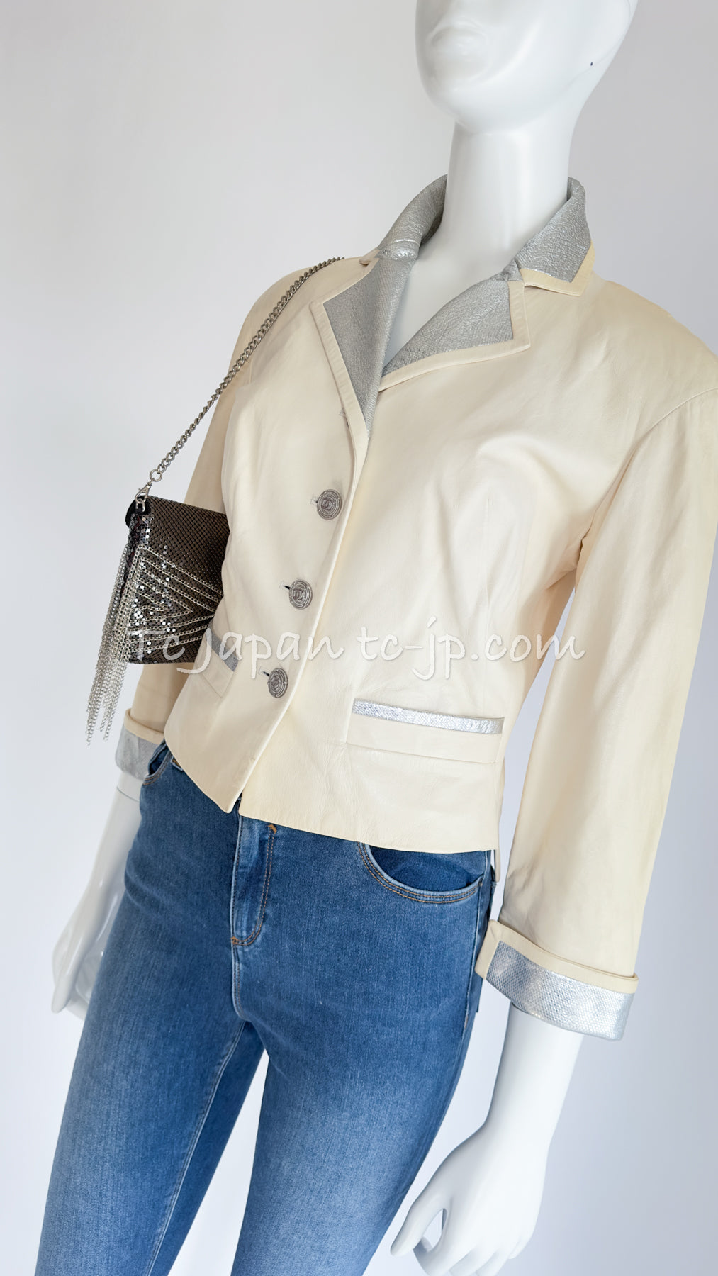 CHANEL BOUTIQUE/シャネル』 レザージャケット 38