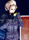 CHANEL 08A Sarah Jessica Parker Grey Tweed Jacket Skirt Suit 38 シャネル サラジェシカ着グレー・ツイード・スカート - CHANEL TC JAPAN
