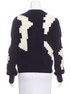 CHANEL 16A Black Cream Cashmere Sweater 42 44 シャネル ブラック・クリーム・カシミア・セーター - シャネル TC JAPAN