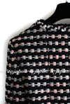 CHANEL 06A Black Metallic Multicolor Tweed Jacket Skirt 34 シャネル ブラック・メタリック・ツイード・ジャケット・スカート