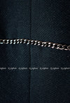 CHANEL 09S Black Chain Jacket 38 40 シャネル ブラック・チェーン・ジャケット 即発