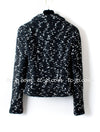 CHANEL 02A Black White Wool Tweed Jacket 42 シャネル ブラック ホワイト ウール ツイード ジャケット 即発