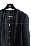 CHANEL 99A Black Wool Cropped Jacket 38 40 シャネル ブラック・ウール混合・ジャケット 即発 - CHANEL TC JAPAN
