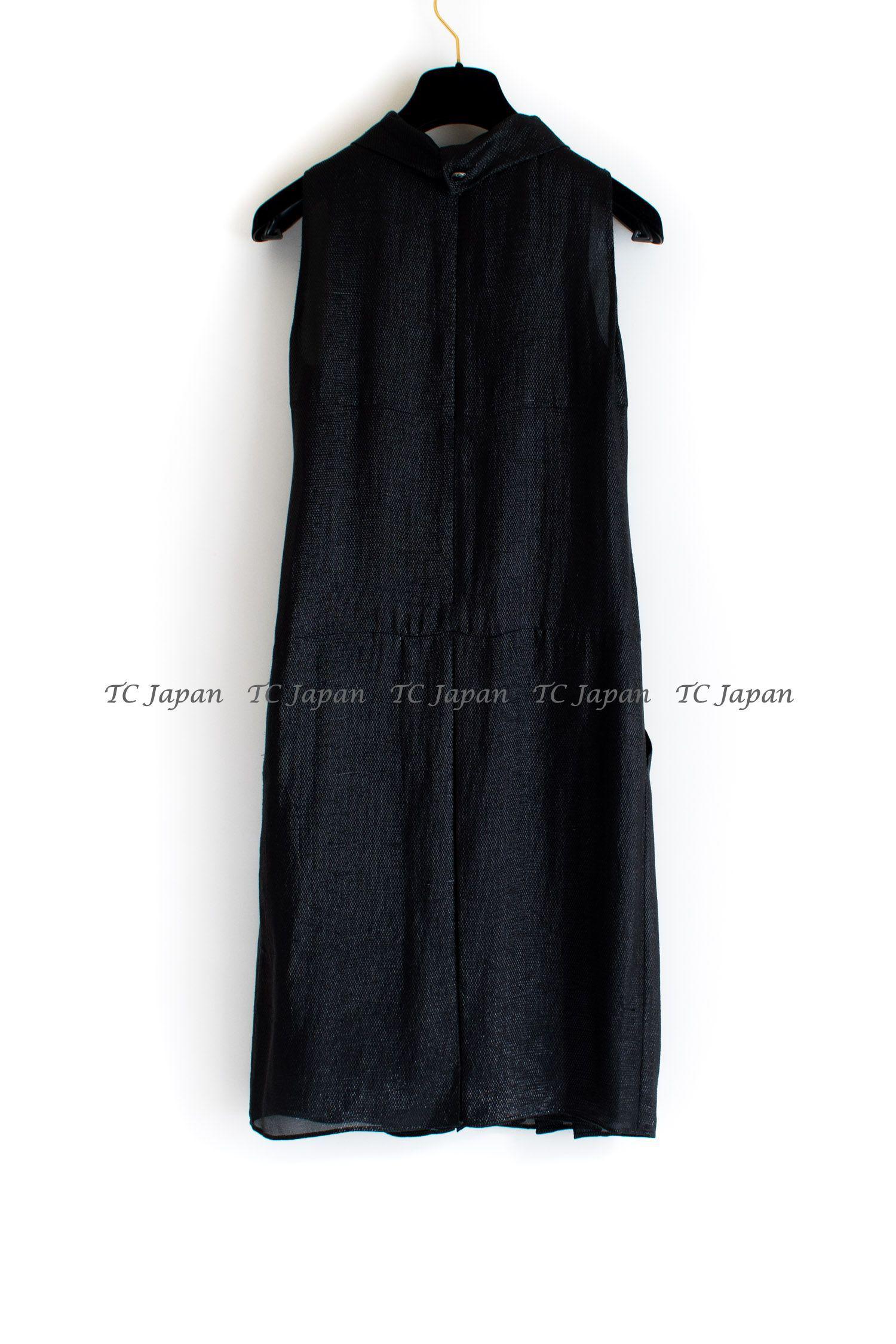 シャネル ブラック・ワンピース CHANEL 11A Silk black Shimmer