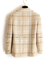 CHANEL Haute Couture Beige Creme Tweed Jacket 38 シャネル オートクチュール・ベージュ・クリーム・ツイード・ジャケット②即発