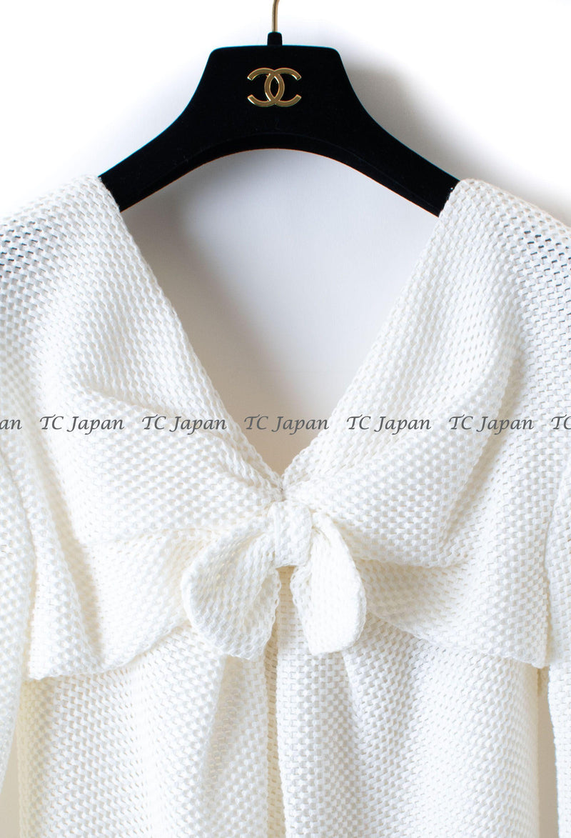 CHANEL 13S $4.1K Black or White Dress 36 38 38 シャネル 女優・ハンヒョジュ着 ブラック・メッシュ・ワンピース 即発 - CHANEL TC JAPAN